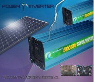 INVERSOR DE VOLTAJE 12VDC/220VAC 8000W MODIFICADA
